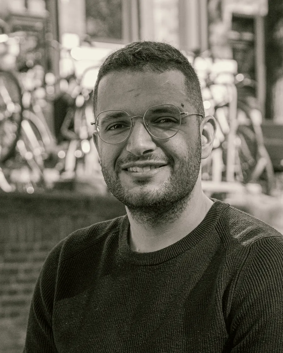 Jason Grech, filmmaker, photographed in Amsterdam
